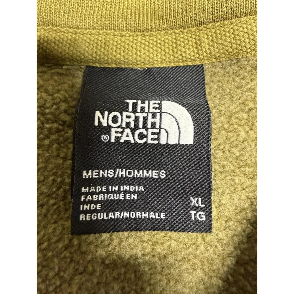The North Face Hoodie Mens XL Brown Fleece Pullover‎ Kangaroo Pocket NF0A7UNW